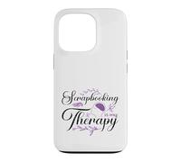 Custodia per iPhone 13 Pro Scrapbooking is My Therapy Paper Crafting Scrapbooking