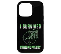 Custodia per iPhone 13 Pro Scuola di matematica di trigonometria divertente sono sopravvissuto