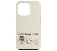 Custodia per iPhone 13 Pro Scusa I Have Plans Leggi Libro Diario Libro Amante
