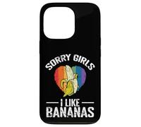 Custodia per iPhone 13 Pro Scusate Ragazze Mi Piacciono le Banane