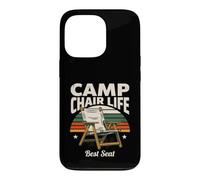 Custodia per iPhone 13 Pro Sedia da campeggio Life Best Seat Retro Camping Vibes