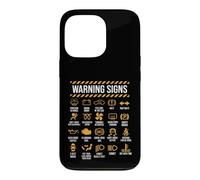 Custodia per iPhone 13 Pro Segnali di avvertimento - Auto Mechanic Car Guy Garage Life