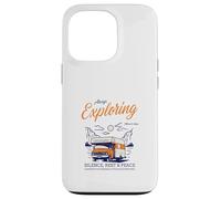 Custodia per iPhone 13 Pro Sempre esplorare il silenzio Riposo Pace (Nature Camping Graphic)