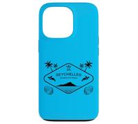 Custodia per iPhone 13 Pro Seychelles Isola Sole e Palme