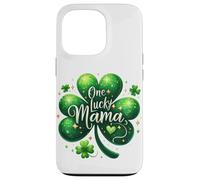 Custodia per iPhone 13 Pro Shamrock Saint Irish Patrick Clover Mama Lucky Holiday