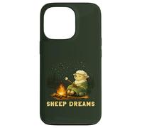 Custodia per iPhone 13 Pro Sheep Dreams - Campfire Marshmallow Camping