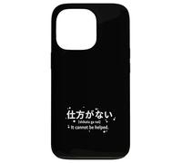 Custodia per iPhone 13 Pro Shikata Ga Nai Kanji Giapponese Filosofia Zen