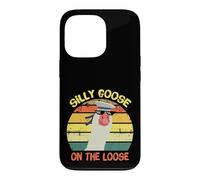 Custodia per iPhone 13 Pro Silly Goose On The Loose Funny Saying Vintage