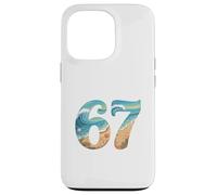 Custodia per iPhone 13 Pro Six SSix Seven Beach Summer Waves Fun Ragazze Bambini Uomo