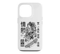 Custodia per iPhone 13 Pro Skateboard Samurai Skater Passion Freedom