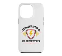Custodia per iPhone 13 Pro Skills Teamwork Quote Communication Is My Superpower