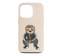 Custodia per iPhone 13 Pro Sloth Doing A Slav Squat In His Tracksuit