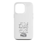 Custodia per iPhone 13 Pro Smash Burger Lover Cheeseburger alla griglia con parte superiore piatta