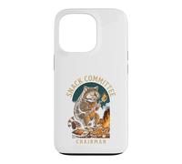 Custodia per iPhone 13 Pro Snack Committee Chairman, Raccoon Camping Humor