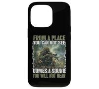 Custodia per iPhone 13 Pro Sniper T Army Ghillie Soldiers Soldato militare