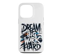Custodia per iPhone 13 Pro Sogno Grande Lavoro Hard Graffiti Street Tipografia
