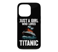 Custodia per iPhone 13 Pro Solo una ragazza che ama la storia delle navi Titanic RMS Titanic