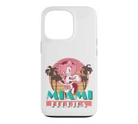 Custodia per iPhone 13 Pro Sonic the Hedgehog Amy Miami Florida Viaggio