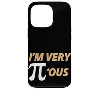 Custodia per iPhone 13 Pro Sono Molto Pious Divertente 3.14 Pi Day Matematica Fan Studente Insegnante
