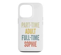 Custodia per iPhone 13 Pro SOPHIE Personalized Retro Girls Part-Time SOPHIE Name