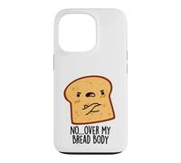 Custodia per iPhone 13 Pro Sopra il mio corpo di pane divertente cibo gioco di parole