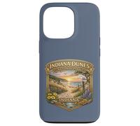 Custodia per iPhone 13 Pro Souvenir di design grafico del parco nazionale delle dune dell'Indiana