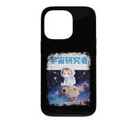 Custodia per iPhone 13 Pro Space Explorer Gatto giapponese in tuta spaziale su asteroide