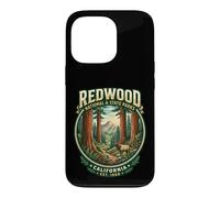 Custodia per iPhone 13 Pro Spilla vintage a forma di alce di Redwood National & State Parks California