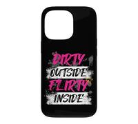 Custodia per iPhone 13 Pro Sporco fuori flirty dentro fango Race Mud Run