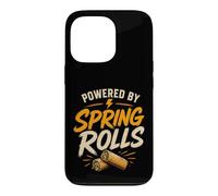Custodia per iPhone 13 Pro Spring Rolls Eating Asian Food Funny