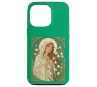 Custodia per iPhone 13 Pro St Brigid Art Nouveau Halo e Bucaneve