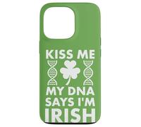 Custodia per iPhone 13 Pro St Patricks Kiss Me My DNA dice che sono irlandese
