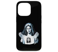Custodia per iPhone 13 Pro St Veronica Velo Volto Santo Devozione Cattolica Santo Nome Gesù