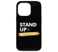 Custodia per iPhone 13 Pro Stand Up For Bitcoin Cryptocurrency Is Freedom BTC Crypto