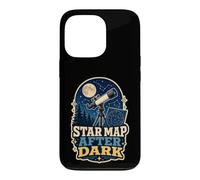 Custodia per iPhone 13 Pro Star Map After Dark Telescopio Luna