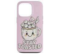 Custodia per iPhone 13 Pro Stay Toasted Cute Hot Chocolate Marshmallow Tazza Cozy W