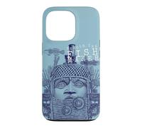 Custodia per iPhone 13 Pro Steampunk Aesthetic Macabra Encyclopedia Maya Statue