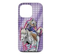 Custodia per iPhone 13 Pro Steel Ball Run Johnny on Horseback with Show Logo Anime
