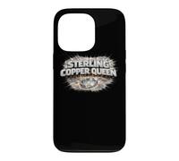 Custodia per iPhone 13 Pro Sterling Copper Queen creare gioielli con avvolgimento di