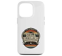 Custodia per iPhone 13 Pro Still Becoming Trust The Process Vintage Regalo motivazionale.