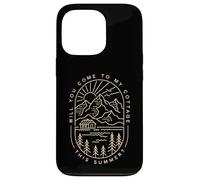 Custodia per iPhone 13 Pro Sto arrivando al cottage WYCTMCTS Unique Summer Line Art