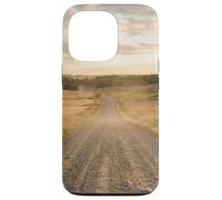 Custodia per iPhone 13 Pro Strada di ghiaia rurale Campagna Scenic Winding Path