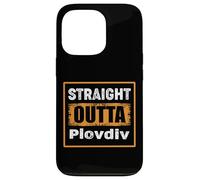 Custodia per iPhone 13 Pro Straight Outta Plovdiv Bulgaria, stile retrò vintage invecchiato