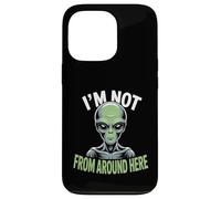 Custodia per iPhone 13 Pro Strano Divertente Im Not From Around Here Alien Costume