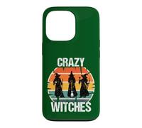 Custodia per iPhone 13 Pro Streghe pazze Divertente Halloween