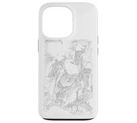 Custodia per iPhone 13 Pro Superman Exploding Space Sketch