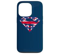 Custodia per iPhone 13 Pro Superman Great Britian Shield