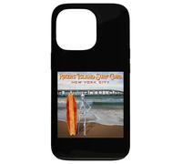 Custodia per iPhone 13 Pro Surf divertente Skeleton Rikers Island Surf Club New York City