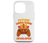 Custodia per iPhone 13 Pro Sviluppatore di videogiochi Future Thanksgiving Gaming Fun Boy Kid