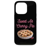 Custodia per iPhone 13 Pro Sweet As Cherry Cream Pie Divertente sarcastico ciliegie detti